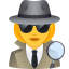 Эмодзи 🕵️‍♀️ JoyPixels