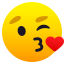 Эмодзи 😘 JoyPixels