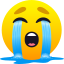 Эмодзи 😭 JoyPixels