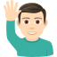 Эмодзи 🙋🏻‍♂️ JoyPixels