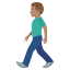 Эмодзи 🚶🏽‍♂️ JoyPixels