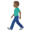 Эмодзи 🚶🏾‍♂️ JoyPixels