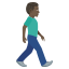 Эмодзи 🚶🏿‍♂️‍➡️ JoyPixels