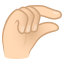 Эмодзи 🤏🏻 JoyPixels