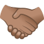 Эмодзи 🤝🏽 JoyPixels