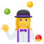 Эмодзи 🤹‍♀️ JoyPixels