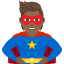 Эмодзи 🦸🏾 JoyPixels