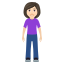 Эмодзи 🧍🏻‍♀️ JoyPixels