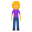 Эмодзи 🧍‍♀️ JoyPixels