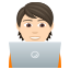 Эмодзи 🧑🏻‍💻 JoyPixels