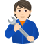 Эмодзи 🧑🏻‍🔧 JoyPixels
