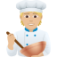 Эмодзи 🧑🏼‍🍳 JoyPixels