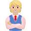 Эмодзи 🧑🏼‍💼 JoyPixels