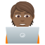 Эмодзи 🧑🏾‍💻 JoyPixels