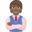 Эмодзи 🧑🏾‍💼 JoyPixels