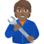 Эмодзи 🧑🏾‍🔧 JoyPixels