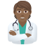 Эмодзи 🧑🏾‍⚕️ JoyPixels
