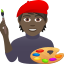 Эмодзи 🧑🏿‍🎨 JoyPixels