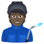 Эмодзи 🧑🏿‍🏭 JoyPixels