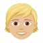 Эмодзи 🧒🏼 JoyPixels