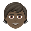 Эмодзи 🧒🏿 JoyPixels