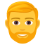 Эмодзи 🧔‍♂️ JoyPixels