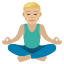 Эмодзи 🧘🏼‍♂️ JoyPixels