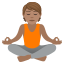 Эмодзи 🧘🏽 JoyPixels