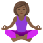 Эмодзи 🧘🏾‍♀️ JoyPixels