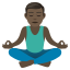 Эмодзи 🧘🏿‍♂️ JoyPixels