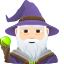 Эмодзи 🧙🏻‍♂️ JoyPixels