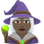 Эмодзи 🧙🏿‍♀️ JoyPixels