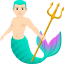 Эмодзи 🧜🏻‍♂️ JoyPixels