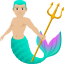 Эмодзи 🧜🏼‍♂️ JoyPixels