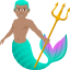 Эмодзи 🧜🏽‍♂️ JoyPixels