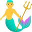 Эмодзи 🧜‍♂️ JoyPixels