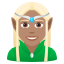 Эмодзи 🧝🏽‍♀️ JoyPixels