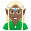 Эмодзи 🧝🏾‍♀️ JoyPixels
