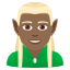Эмодзи 🧝🏾‍♂️ JoyPixels