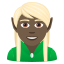 Эмодзи 🧝🏿 JoyPixels