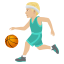 Эмодзи ⛹🏼‍♂️ JoyPixels