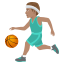 Эмодзи ⛹🏽‍♂️ JoyPixels