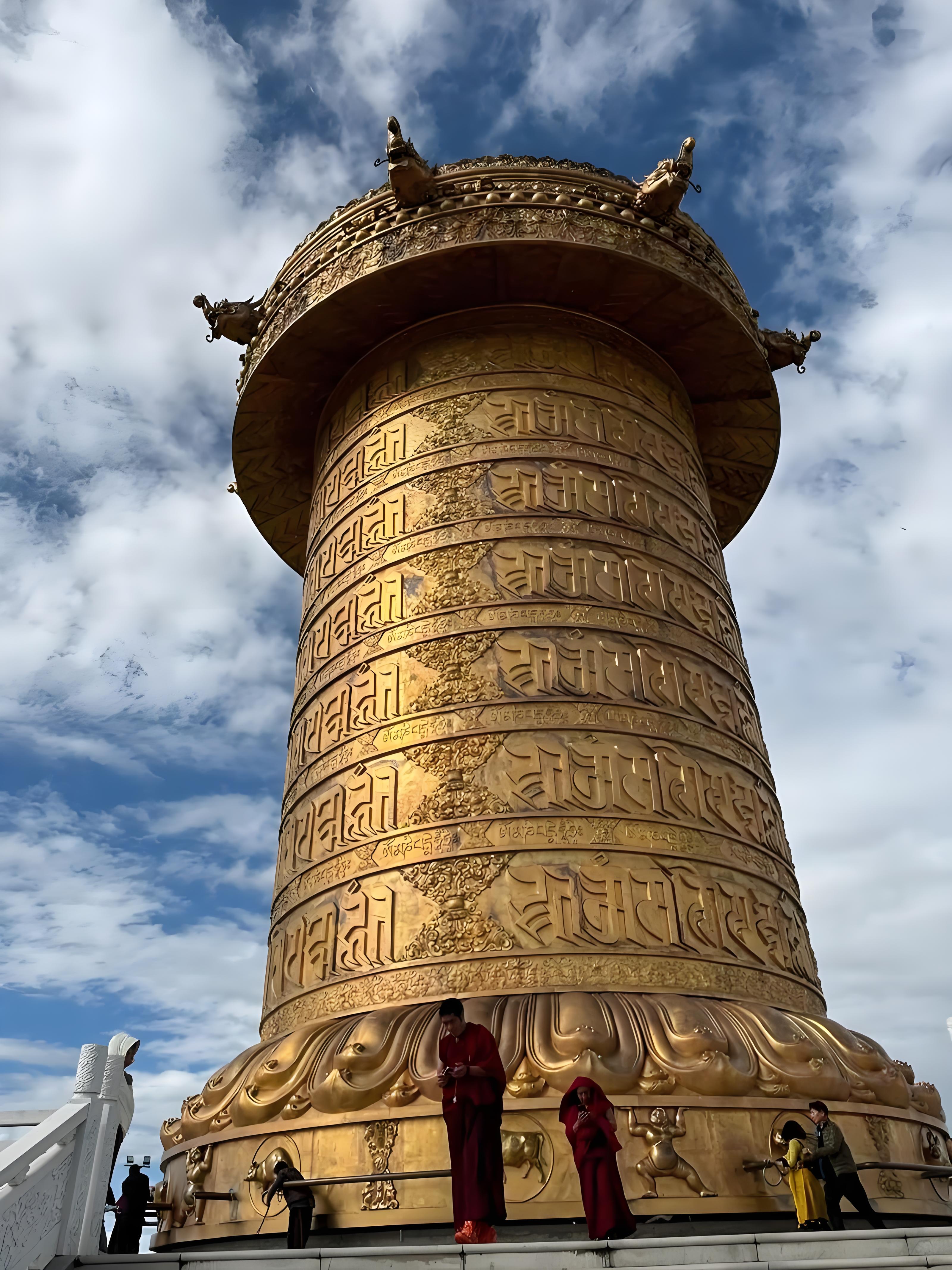 the largest tibetan prayer wheel