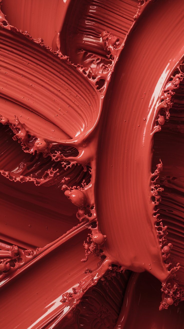 abstract red textures would be inserted here