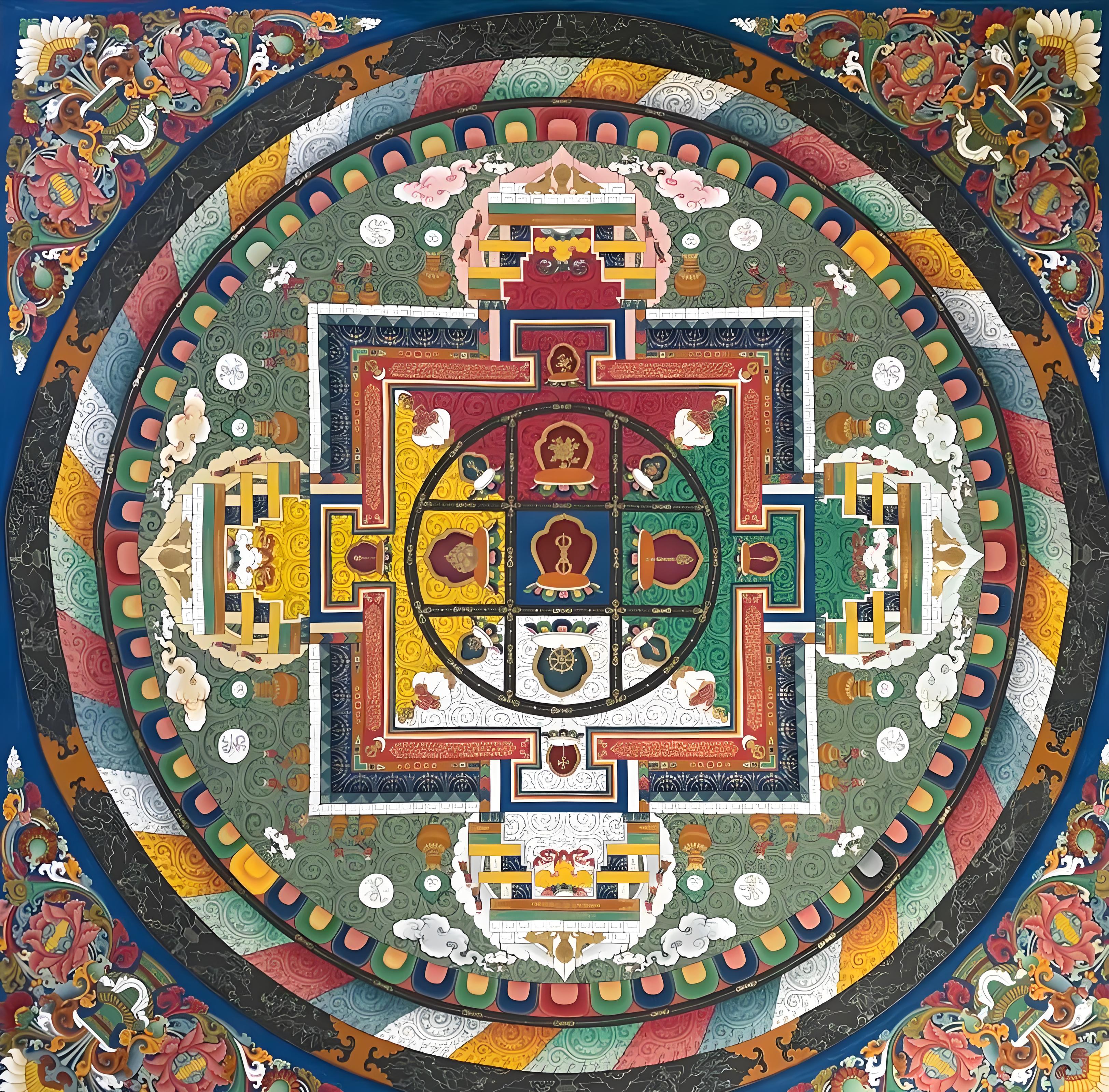 ▲大威德金刚坛城