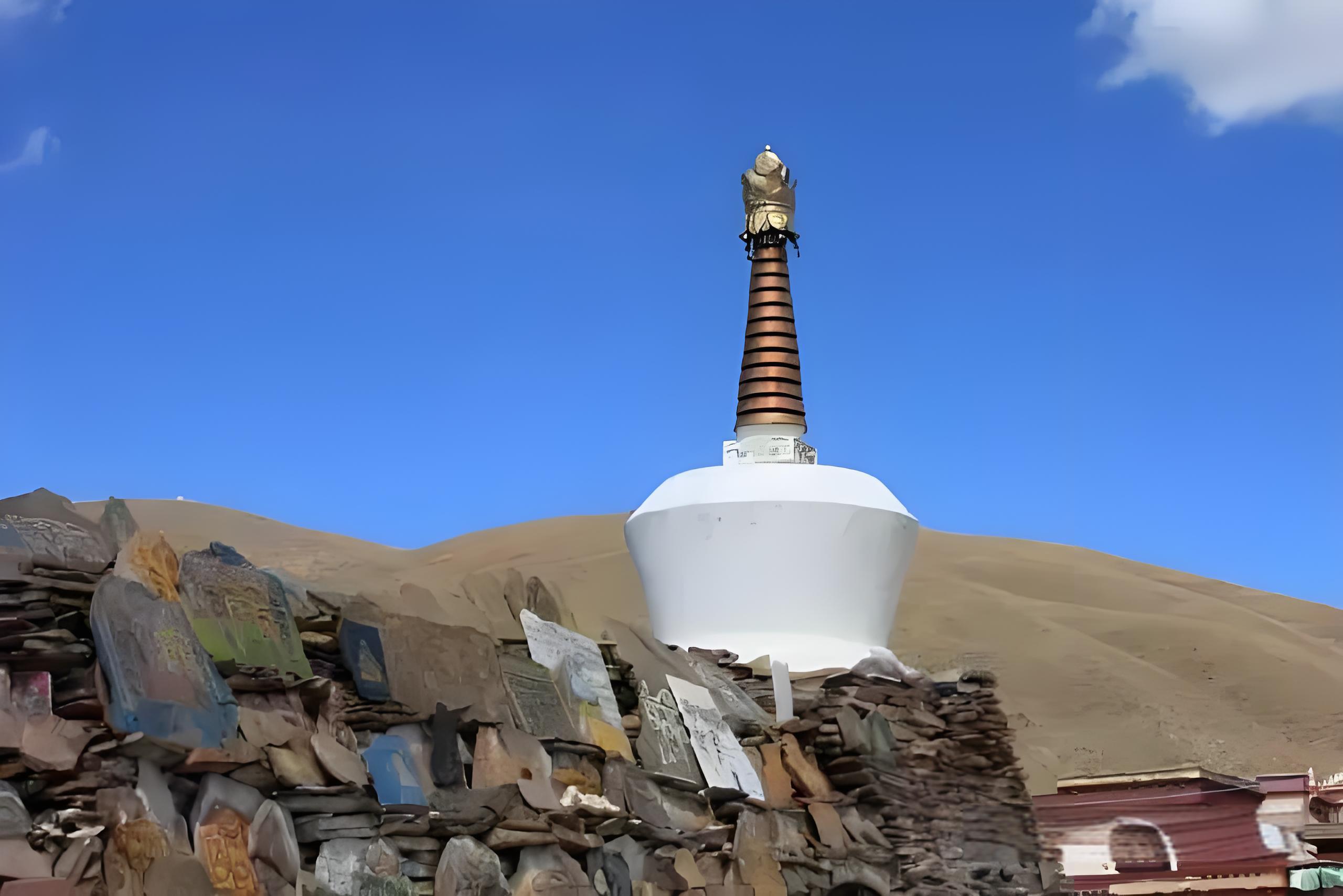 Stupas (Chortens) and Mani Stones