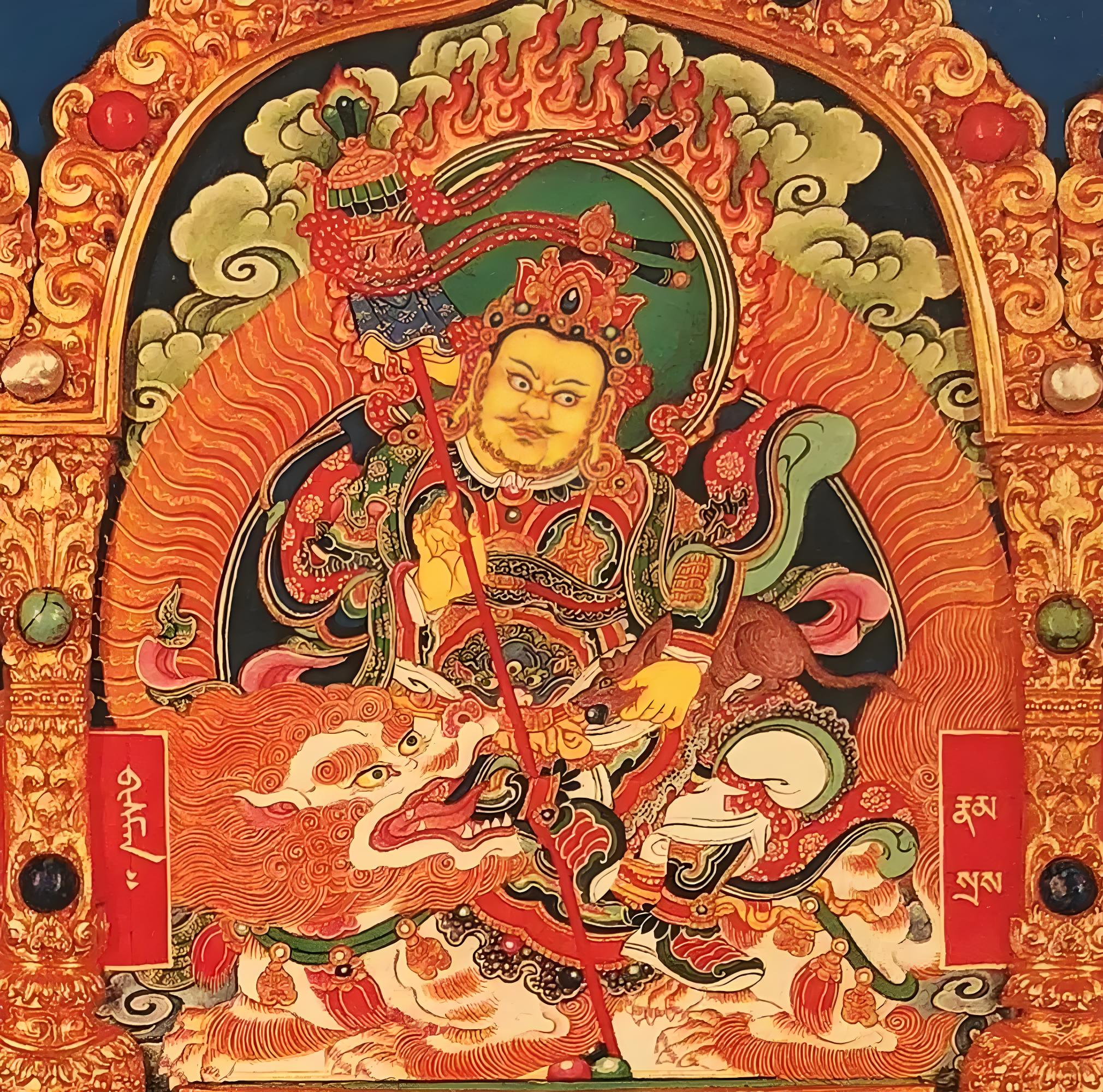 毗沙门财 神（财宝天王）出自《龙藏经》