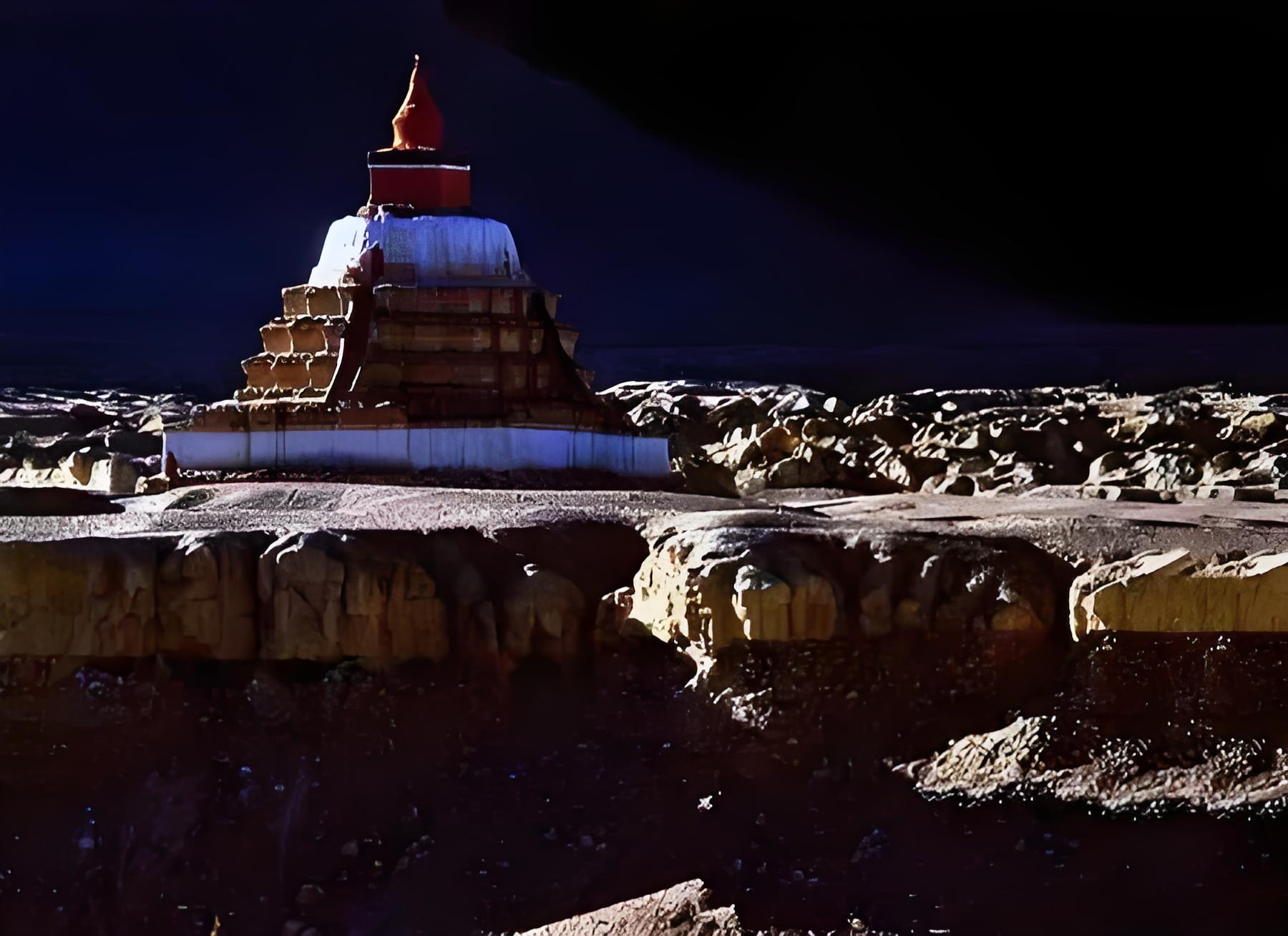 The Ali Gugge Stupa at Break of Day