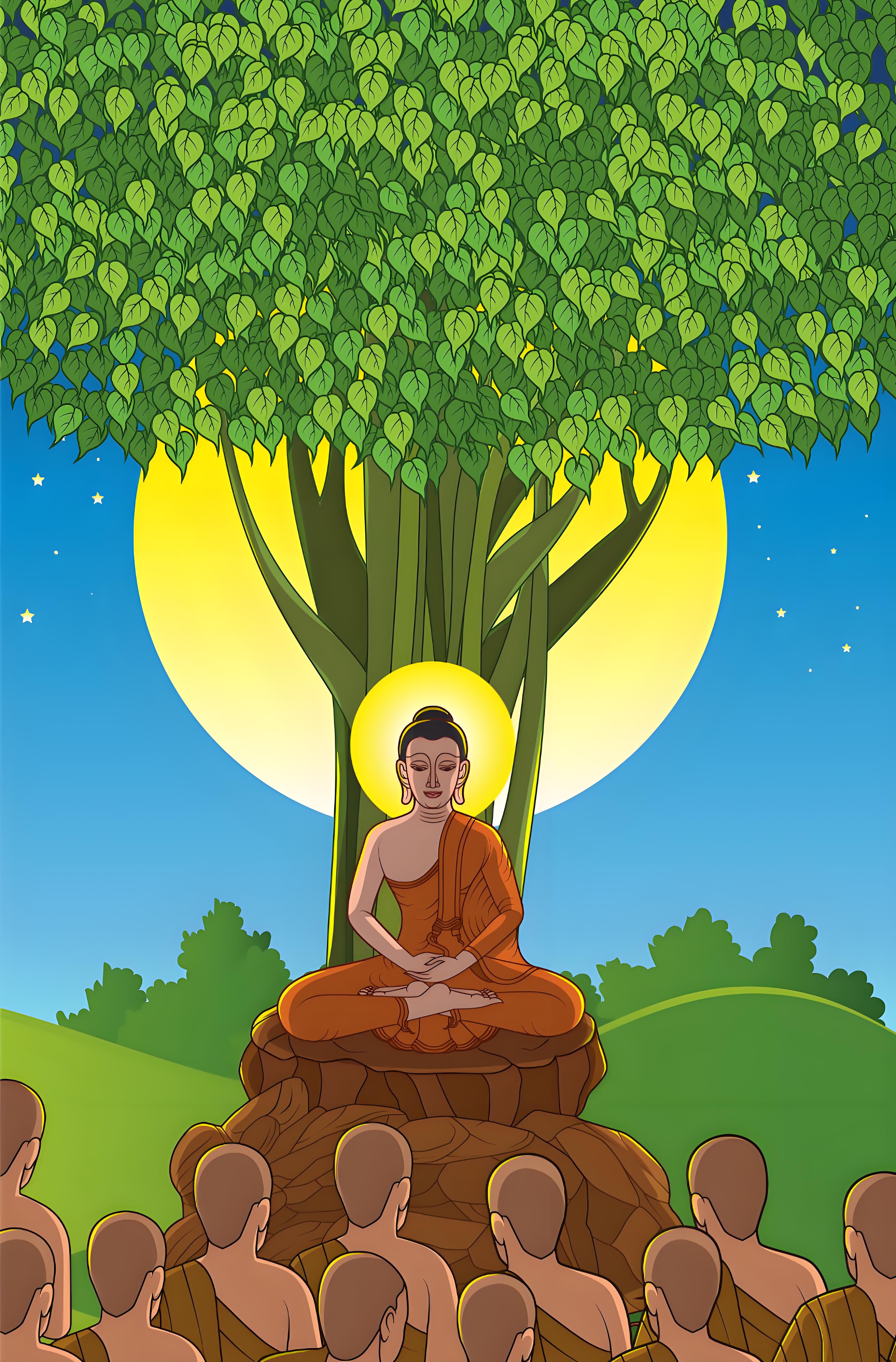 Buddhist Nirvana Symbol： The Bodhi Tree