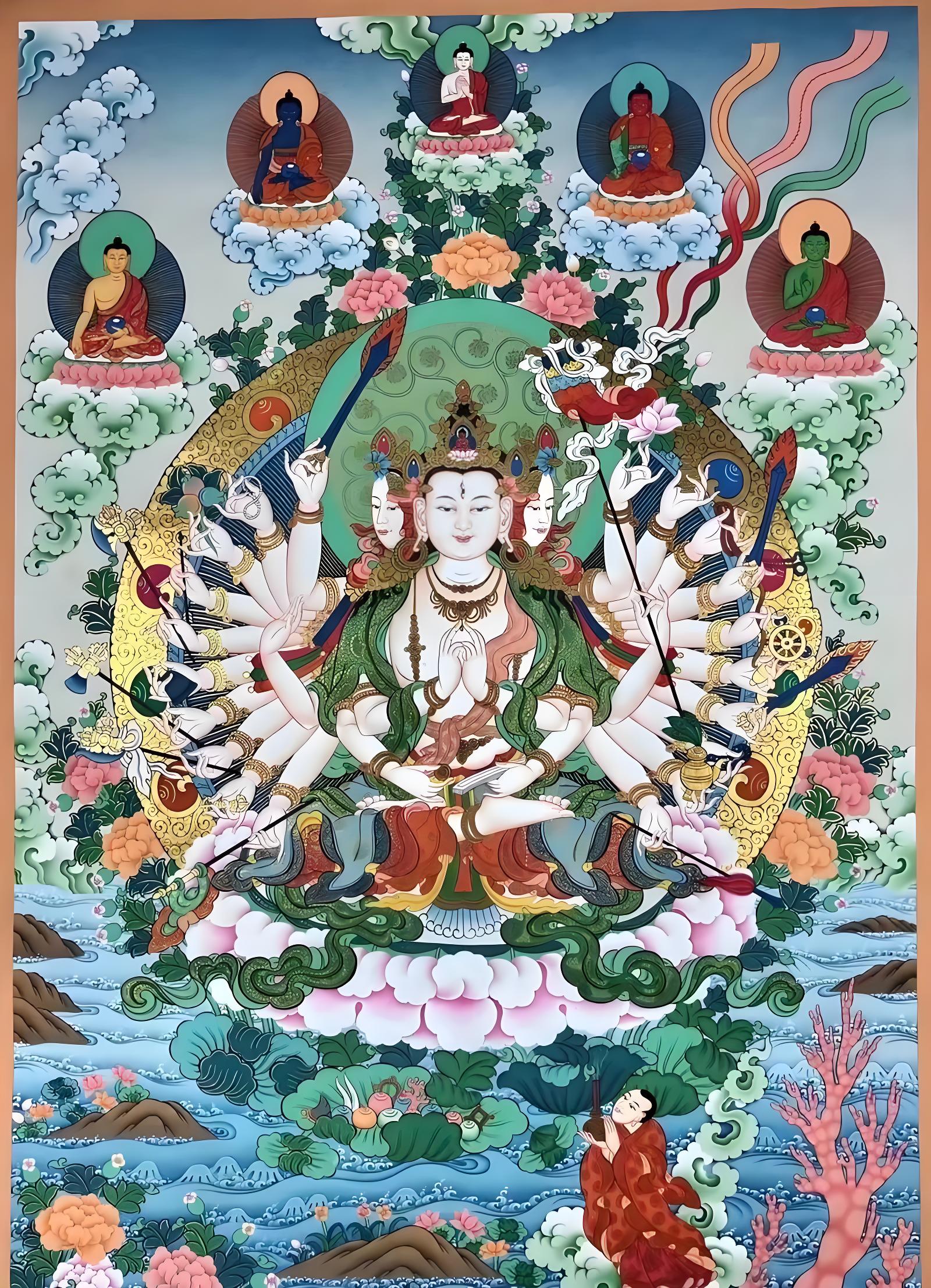 准提菩萨 | 准提佛母：有求必应的秘密！藏传佛教高僧都在修的法门！